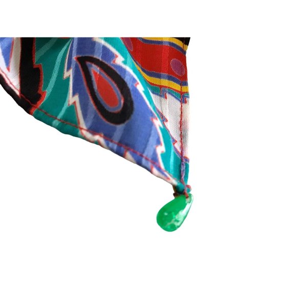 Vintage Scarf with beads and Bohemian design boho fashions scarf wrap MOD. - Picture 3 of 6